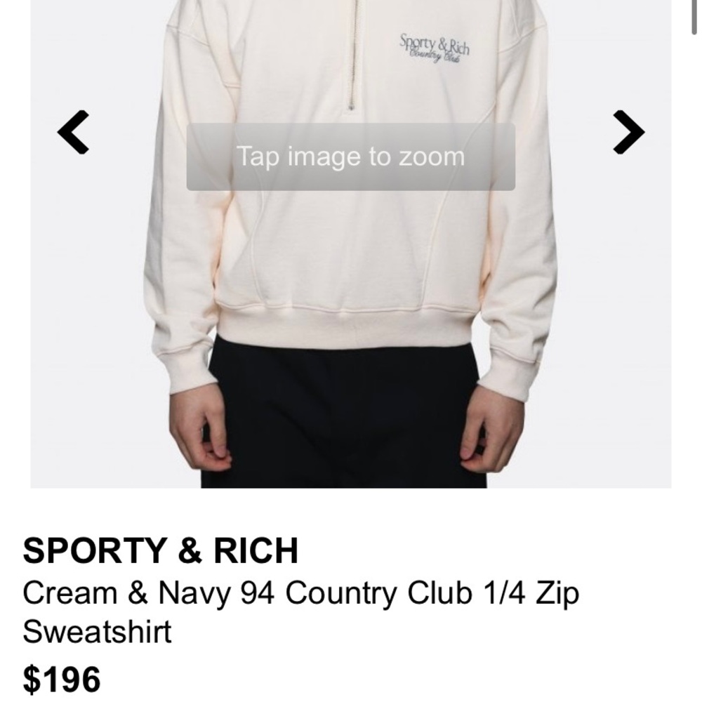 SPORTY & RICH CREWNECK - Picture 3 of 10